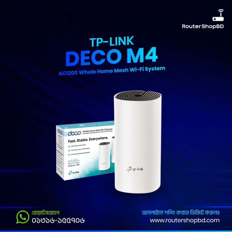 TP-Link Deco M4 Single Pack Mesh Router